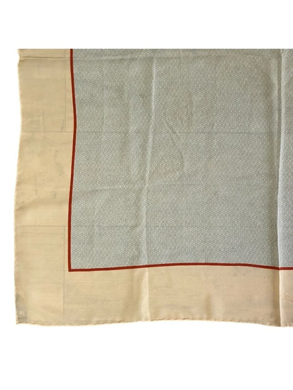 Chanel Scarf Shawl Camellia Silk Beige